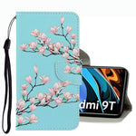 Custodia per telefono in pelle con disegno colorato 3D, For Xiaomi Redmi 9T