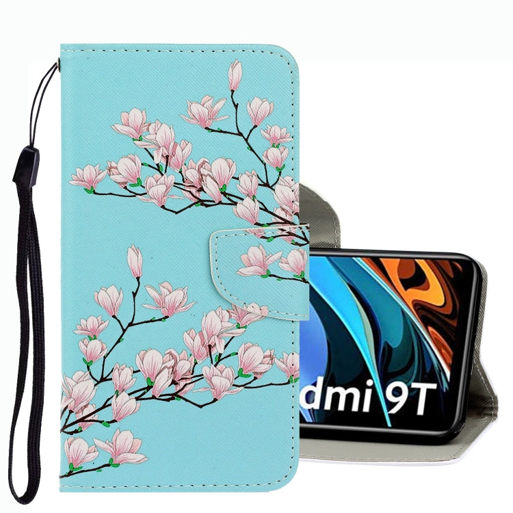 Custodia per telefono in pelle con disegno colorato 3D, For Xiaomi Redmi 9T
