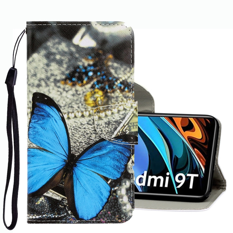 Custodia per telefono in pelle con disegno colorato 3D, For Xiaomi Redmi 9T