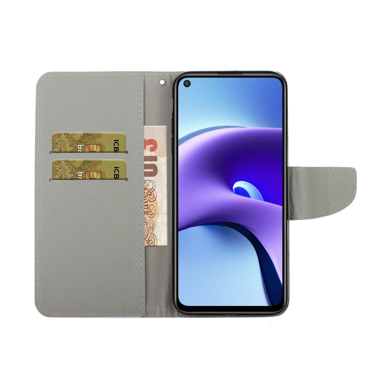 Custodia per telefono in pelle con disegno colorato 3D, For Xiaomi Redmi Note 9T