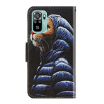 Custodia per telefono in pelle con disegno colorato 3D, For Xiaomi Redmi Note 10 4G