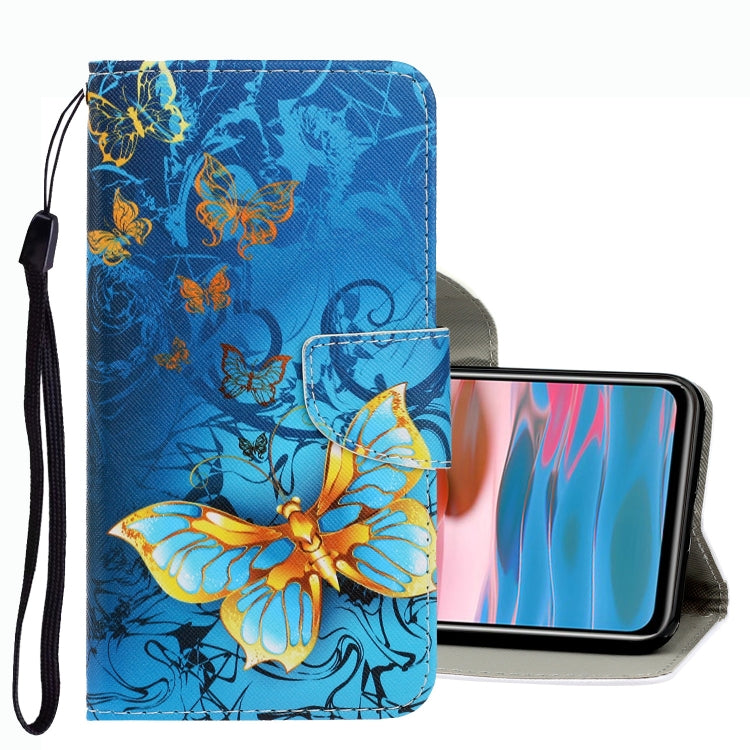 Custodia per telefono in pelle con disegno colorato 3D, For Xiaomi Redmi Note 10 4G