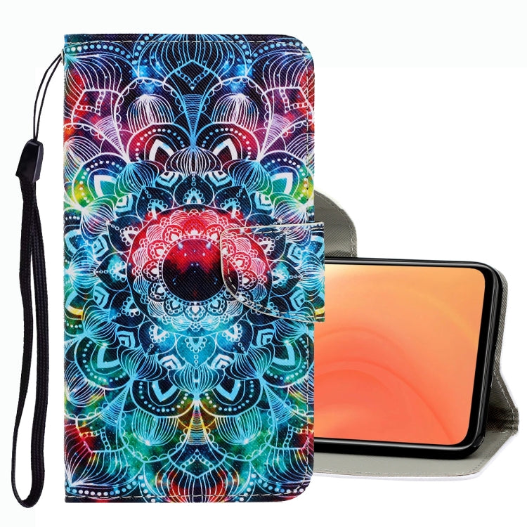 Custodia per telefono in pelle con disegno colorato 3D, For Xiaomi Mi 10T / 10T Pro