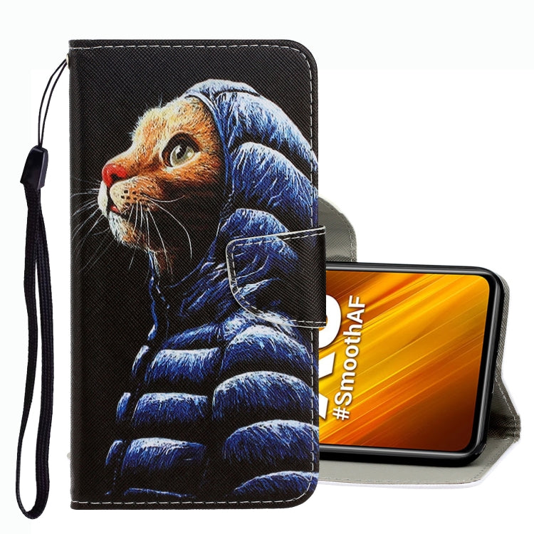 Custodia per telefono in pelle con disegno colorato 3D, For Xiaomi Poco X3 NFC