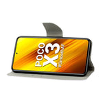 Custodia per telefono in pelle con disegno colorato 3D, For Xiaomi Poco X3 NFC