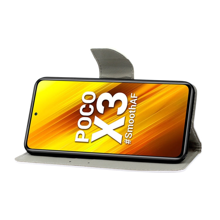 Custodia per telefono in pelle con disegno colorato 3D, For Xiaomi Poco X3 NFC