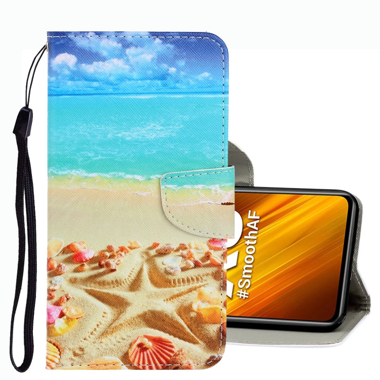Custodia per telefono in pelle con disegno colorato 3D, For Xiaomi Poco X3 NFC