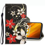 Custodia per telefono in pelle con disegno colorato 3D, For Xiaomi Poco X3 NFC