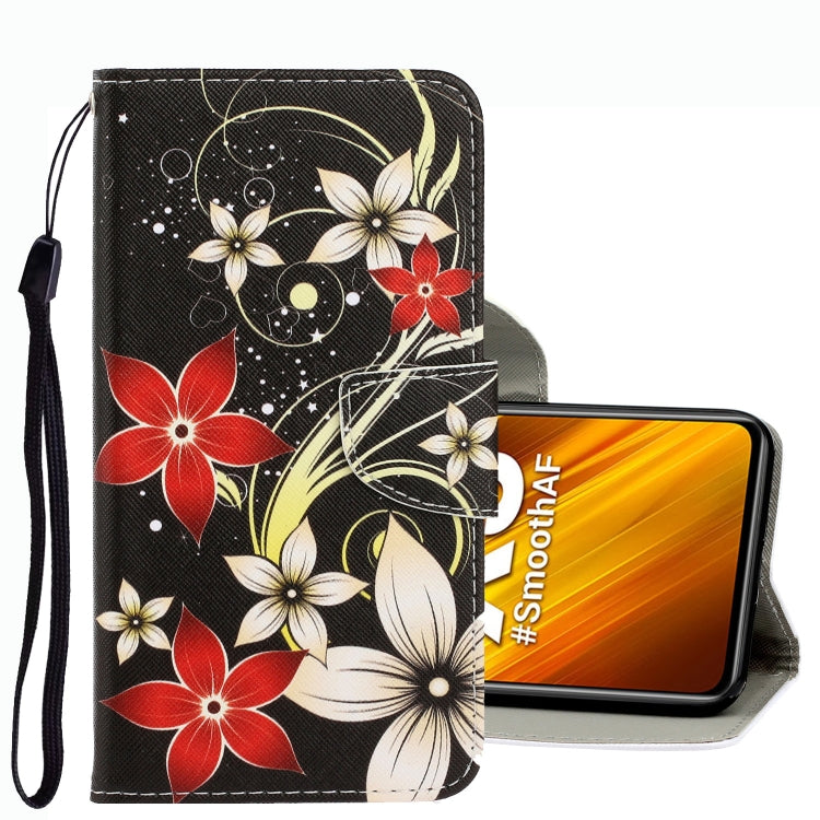 Custodia per telefono in pelle con disegno colorato 3D, For Xiaomi Poco X3 NFC