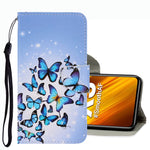 Custodia per telefono in pelle con disegno colorato 3D, For Xiaomi Poco X3 NFC