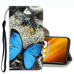 Custodia per telefono in pelle con disegno colorato 3D, For Xiaomi Poco X3 NFC