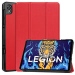 Custodia per tablet in pelle Custer Texture con supporto a tre pieghe, For Lenovo Legion Y700