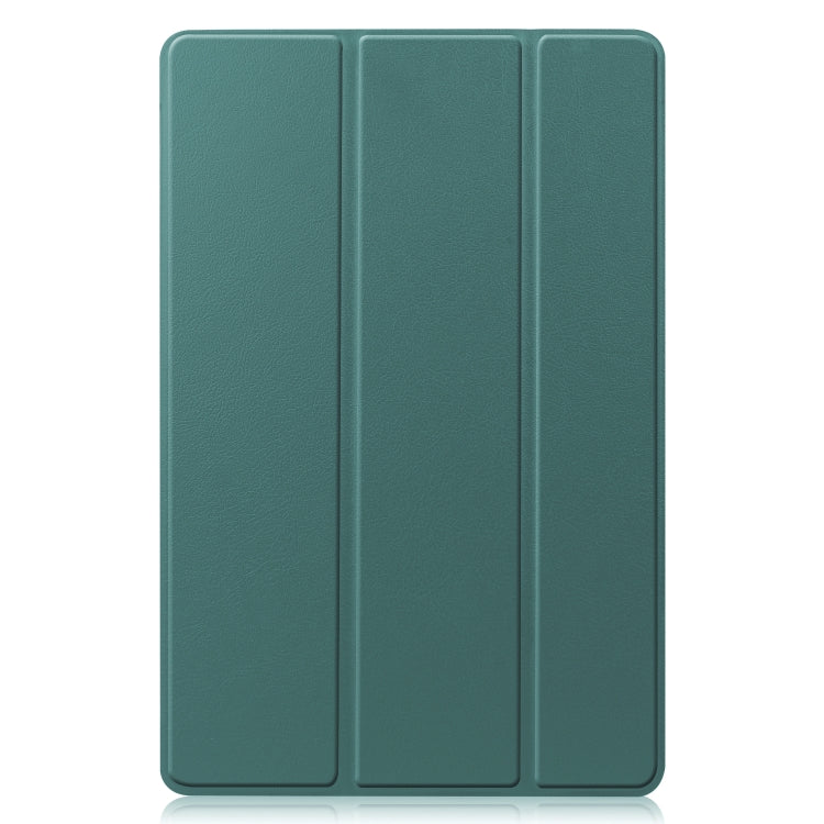 Custodia per tablet in pelle Custer Texture con supporto a tre pieghe, For Samsung Galaxy Tab S8