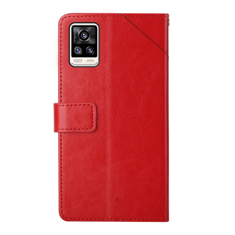 Custodia per telefono in pelle flip orizzontale con cuciture a Y, For vivo S7 / V20 Pro, For vivo S9, For vivo S9e, For vivo S10 / S10 Pro