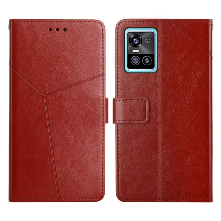 Custodia per telefono in pelle flip orizzontale con cuciture a Y, For vivo S7 / V20 Pro, For vivo S9, For vivo S9e, For vivo S10 / S10 Pro