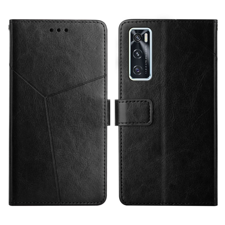 Custodia per telefono in pelle flip orizzontale con cuciture a Y, For vivo V20 SE / Y70, For vivo V21 5G, For vivo V21e / Y73 2021, For vivo Y20 2020