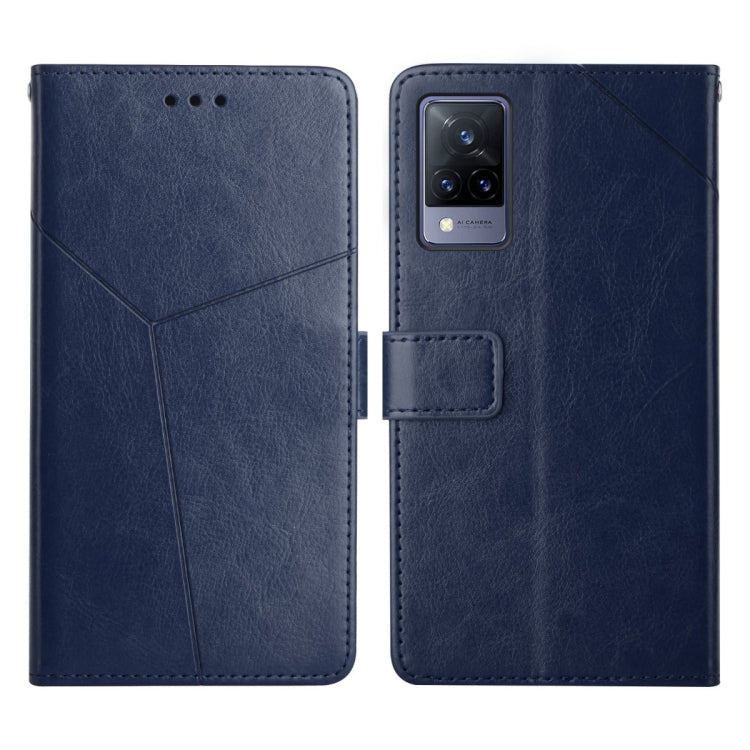 Custodia per telefono in pelle flip orizzontale con cuciture a Y, For vivo V20 SE / Y70, For vivo V21 5G, For vivo V21e / Y73 2021, For vivo Y20 2020