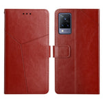 Custodia per telefono in pelle flip orizzontale con cuciture a Y, For vivo V20 SE / Y70, For vivo V21 5G, For vivo V21e / Y73 2021, For vivo Y20 2020