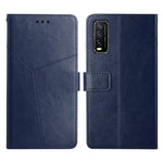 Custodia per telefono in pelle flip orizzontale con cuciture a Y, For vivo V20 SE / Y70, For vivo V21 5G, For vivo V21e / Y73 2021, For vivo Y20 2020