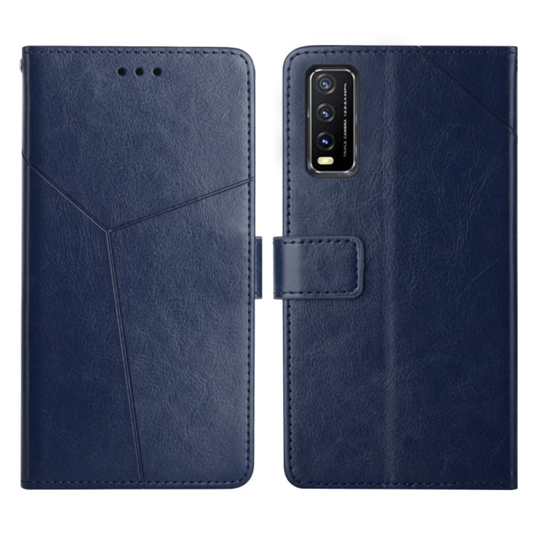 Custodia per telefono in pelle flip orizzontale con cuciture a Y, For vivo V20 SE / Y70, For vivo V21 5G, For vivo V21e / Y73 2021, For vivo Y20 2020