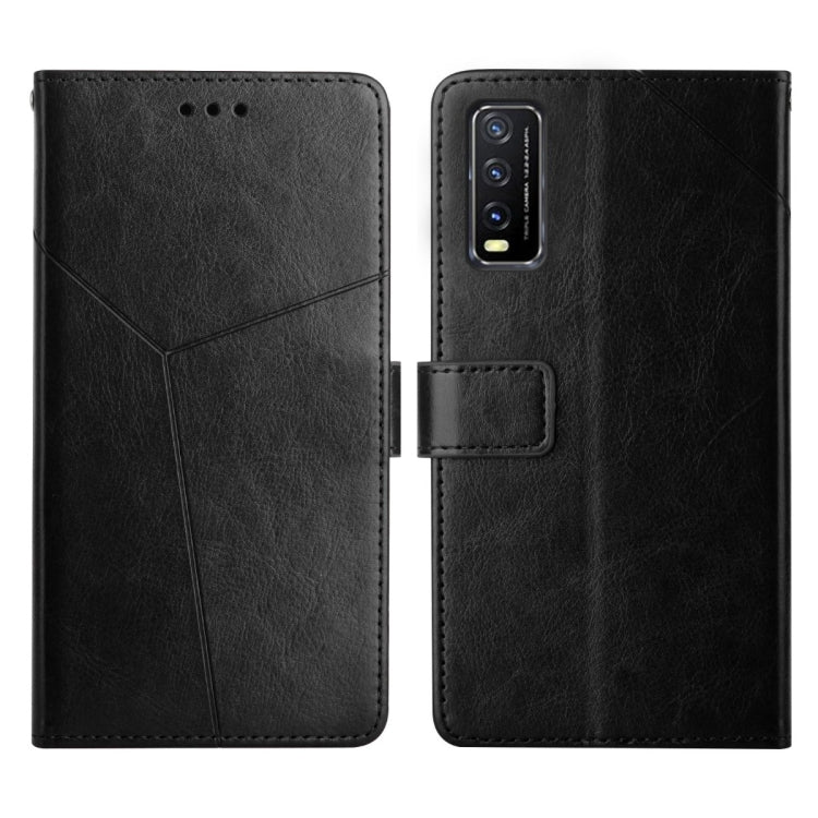 Custodia per telefono in pelle flip orizzontale con cuciture a Y, For vivo V20 SE / Y70, For vivo V21 5G, For vivo V21e / Y73 2021, For vivo Y20 2020