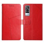 Custodia per telefono in pelle flip orizzontale con cuciture a Y, For vivo Y51 2020, For vivo Y70s, For vivo Y72 5G