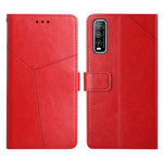 Custodia per telefono in pelle flip orizzontale con cuciture a Y, For vivo Y51 2020, For vivo Y70s, For vivo Y72 5G