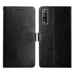 Custodia per telefono in pelle flip orizzontale con cuciture a Y, For vivo Y51 2020, For vivo Y70s, For vivo Y72 5G