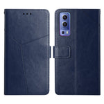 Custodia per telefono in pelle flip orizzontale con cuciture a Y, For vivo Y51 2020, For vivo Y70s, For vivo Y72 5G