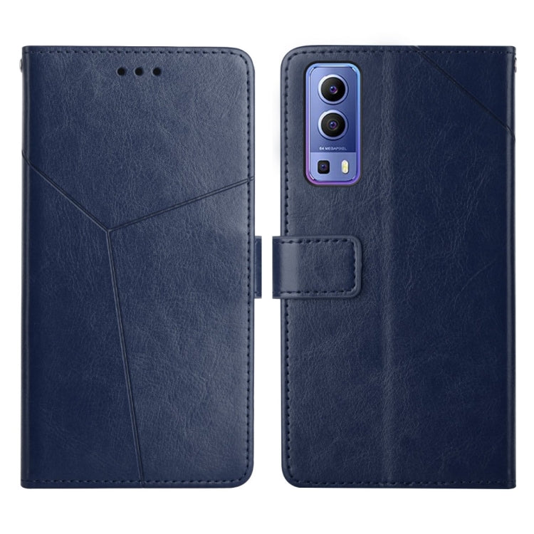 Custodia per telefono in pelle flip orizzontale con cuciture a Y, For vivo Y51 2020, For vivo Y70s, For vivo Y72 5G