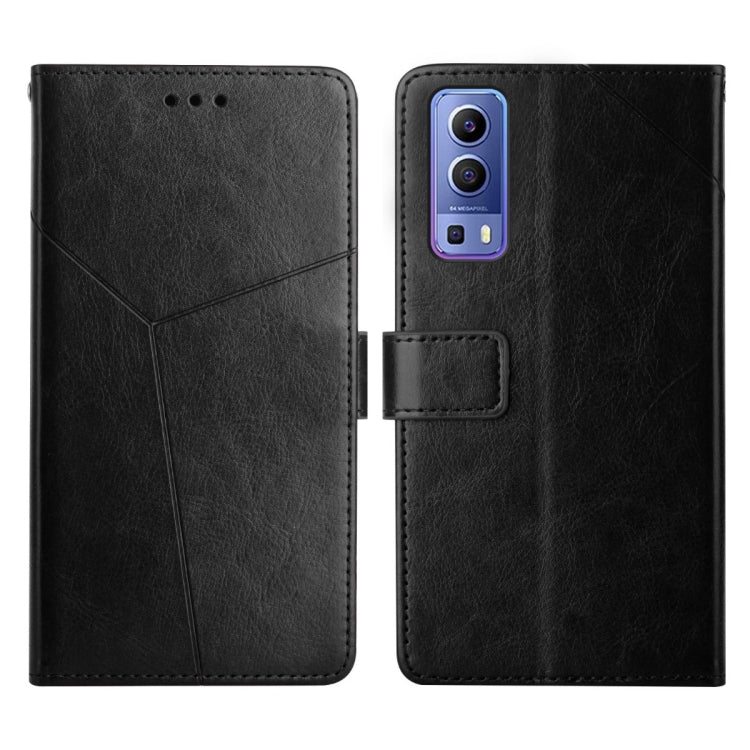 Custodia per telefono in pelle flip orizzontale con cuciture a Y, For vivo Y51 2020, For vivo Y70s, For vivo Y72 5G
