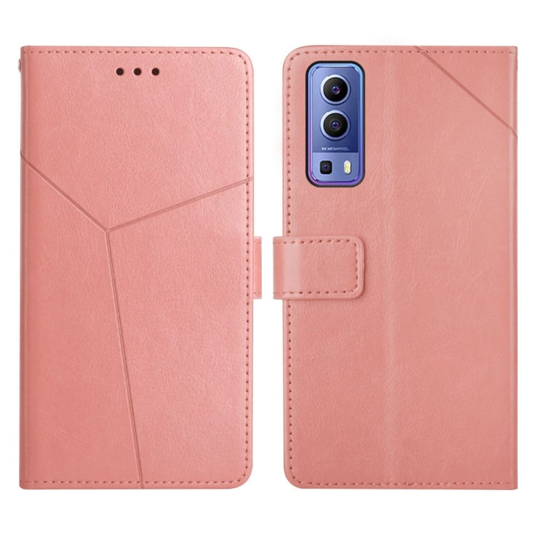 Custodia per telefono in pelle flip orizzontale con cuciture a Y, For vivo Y51 2020, For vivo Y70s, For vivo Y72 5G