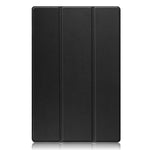 Custodia per tablet in pelle Custer Texture con supporto a tre pieghe, For Samsung Galaxy Tab S8 Ultra