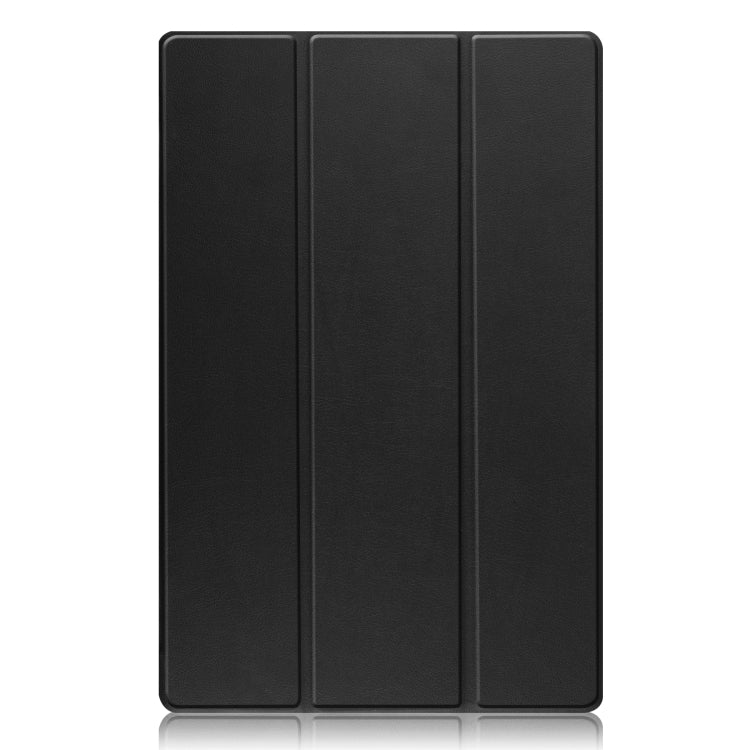 Custodia per tablet in pelle Custer Texture con supporto a tre pieghe, For Samsung Galaxy Tab S8 Ultra