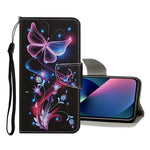 Custodia portafoglio in pelle per iPhone 13 mini