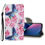 Custodia portafoglio in pelle per iPhone 13 mini
