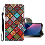 Custodia portafoglio in pelle per iPhone 13 mini
