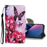 Custodia portafoglio in pelle per iPhone 13 mini