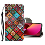 Custodia portafoglio in pelle per iPhone 13 mini