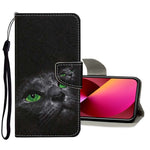 Custodia portafoglio in pelle per iPhone 13 mini
