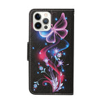Custodia portafoglio in pelle per iPhone 13 Pro