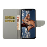 Custodia portafoglio in pelle per iPhone 13 Pro