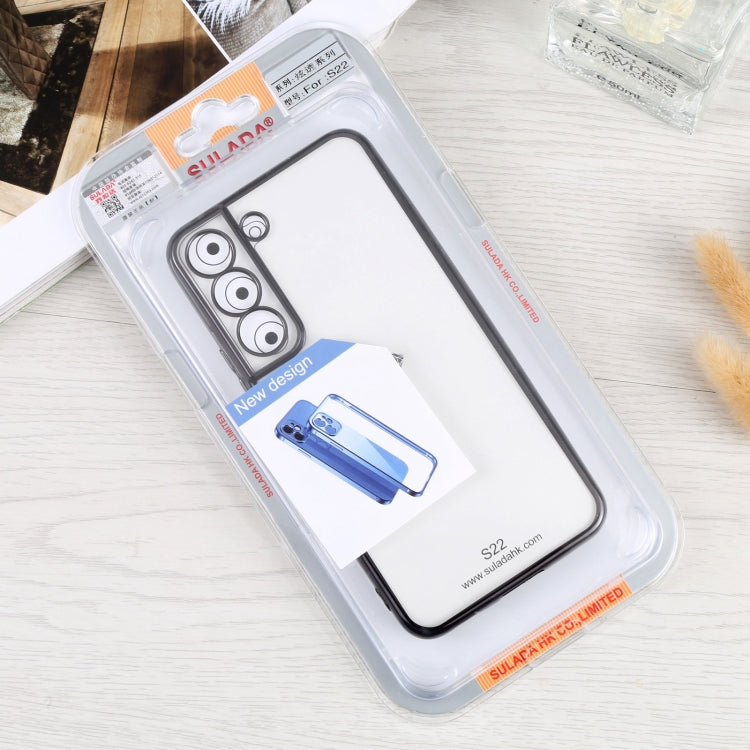 Custodia TPU con bordo in silicone per Samsung Galaxy S22 5G