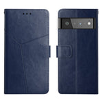 Custodia per telefono in pelle flip orizzontale con cuciture a Y, For Google Pixel 6, For Google Pixel 6 Pro, For Google Pixel 7, For Google Pixel 7 Pro