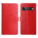 Custodia per telefono in pelle flip orizzontale con cuciture a Y, For Google Pixel 6, For Google Pixel 6 Pro, For Google Pixel 7, For Google Pixel 7 Pro