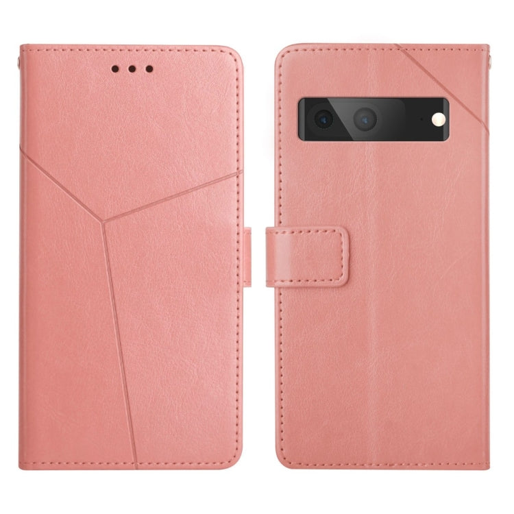 Custodia per telefono in pelle flip orizzontale con cuciture a Y, For Google Pixel 6, For Google Pixel 6 Pro, For Google Pixel 7, For Google Pixel 7 Pro