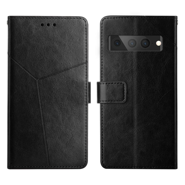 Custodia per telefono in pelle flip orizzontale con cuciture a Y, For Google Pixel 6, For Google Pixel 6 Pro, For Google Pixel 7, For Google Pixel 7 Pro