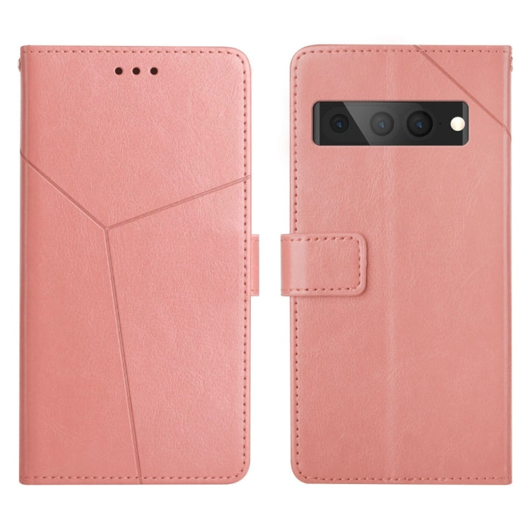 Custodia per telefono in pelle flip orizzontale con cuciture a Y, For Google Pixel 6, For Google Pixel 6 Pro, For Google Pixel 7, For Google Pixel 7 Pro