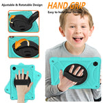 Custodia per tablet in silicone con presa rotante + PC, For Samsung Galaxy Tab A8 10.5 2021