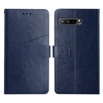 Custodia per telefono in pelle flip orizzontale con cuciture a Y, For Asus ROG Phone 3, For Asus ROG Phone 5, For Asus Smartphone for Snapdragon Insiders, For Asus Zenfone 8